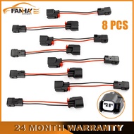 8Pcs Harness EV1 Connector Male Fuel Injector EV6 Sockets Female Cables Adapters  LS1 EV1 Engine Wir