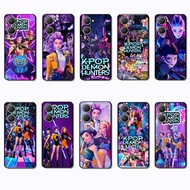 Vivo Y03 Y30T Y18 Y18S Y18E T3 Z9 lite Y37M KPop Demon Hunters Fashionable soft black phone case