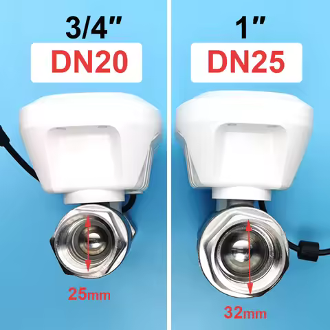 Zigbee Or WiFi Tuya Smart Water Valve Water Meter Water Flow Rate Consumption Temperature Display Sm