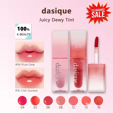 [ClearanceSale] Dasique Juicy Dewy Tint,Mirror-Like Glossy Finish,Smooth&Lightweight,Korean Cosmetic