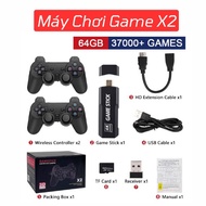 New X2Pro Red 4K stick game console, 37000 PSP, PS1, 3D,... Cheap 4 button handheld game console