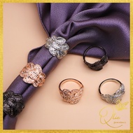 QTIE JEWELLERY SL012 Cincin Tudung Scarf Ring Shawl Brooch Fashion Buckle Clip Ring Cincin Clip Scarf Shawl Bawal Tud