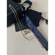 APM Fashion necklace letter logo double necklace titanium steel pendant elegant men's and women's je