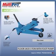 MULTIPRO Dongkrak Buaya Floor Jack 3 Ton With Foot Pump