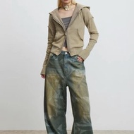 Dirtyfit Hoodie 水洗緊身連帽衛衣