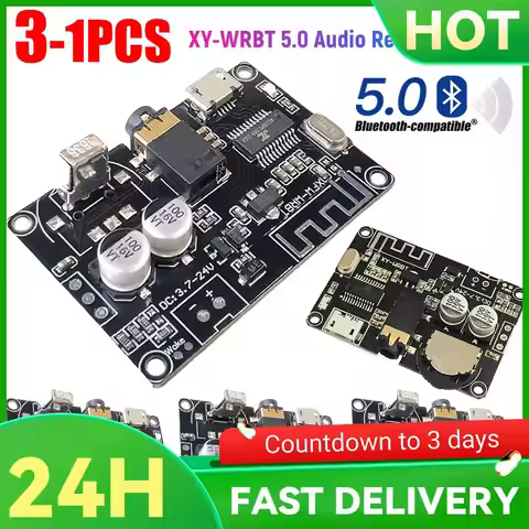 XY-WRBT Bluetooth-Compatible Audio Receiver Board MP3 Lossless Decoder Board Bluetooth-Compatible 5.