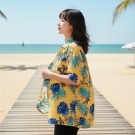 Limited-Time: ,10,,,  Tawaran Terhad: Kemeja Floral Retro, 10 Warna, Gaya Percutian Hawaii, Lengan S