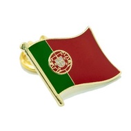 Portugal 葡萄牙 國旗別針 紀念品 國旗徽章 紀念別針 出國金屬