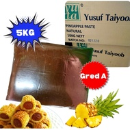 Inti Nenas, Pineapple Paste Yusuf Taiyoob 5KG Gred A, Inti Tart Nenas, Premium Pineapple Paste Jem N