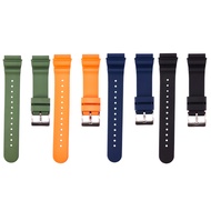 Wave FKM Rubber Watch Strap-Blue Army Green Black Orange-Compatible with Seiko Watches 20mm &amp; 22mm