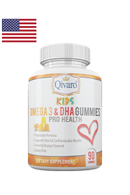可兒麗 - 兒童素食軟糖OMEGA 3 &amp; DHA 素食配方 心臟血管健康 記憶力 檸檬 香橙口味 無麩質 素食