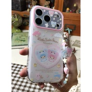 Cute Pink Bear Gemini Double Layer imd Suitable For iPhone 17 16 15 14 Pro Max i15 i16 17Pro Phone C