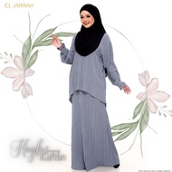 Hayfa Kurung Kaftan Silver Grey Kurung Kaftan Moden Plus Size Kurung Fishtail Baju Kurung Moden Silv