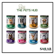 SARAR Fresh Real Meat Complete Food for All Life Stage of Dogs - 8 Flavors (400g)