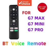 Bluetooth Voice Remote for G7 Stick, G7 Pro, G7 Mini, G7 Max Set Top Box Infrared Remote Controller.