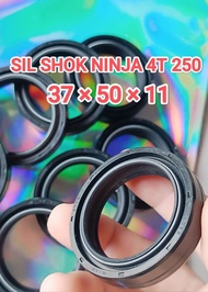 SEAL SHOCK AS PIPA SIL SOK DEPAN KAWASAKI NINJA 4T 250 THUNDER 250 UKURAN 37×50×11 KUALITAS ORIGINAL