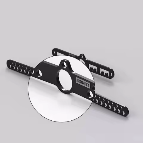 LAT Pull Down Bar with Multiple Holes Multi-Position Grip Pull-down Bar for