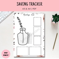 [PDF] Printable Saving Tracker, Finance Tracker, Monthly Budget, Finance Goal