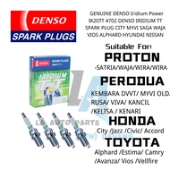 GENUINE DENSO Iridium Power IK20TT 4702 DENSO IRIDIUM TT SPARK PLUG CITY MYVI SAGA WAJA VIOS ALPHARD