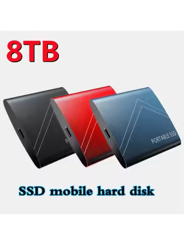 new 8TB 6TB 4TB External SSD 2TB Mobile Solid State Hard Drive USB 3.1 External SSD Typc-C Portable 