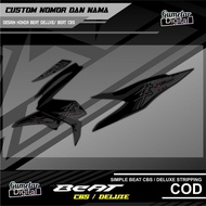 SIMPLE HONDA STRIPING BEAT deluxe HAYABUSA STREETBEAT ALREADY CUT, JUST STICK IT