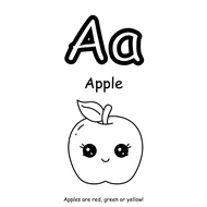 Coloring book for kids (ABC) (PDF) [26 LETTERS]