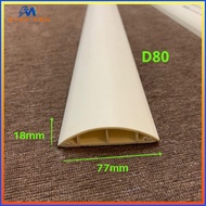 Gen Sàn Bán Nguyệt Luồn Dây Điện Nẹp Sàn Bán Nguyệt Đủ Kích Thước Hàng Chính Hãng ASIA