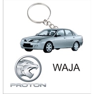 Proton waja silver keychain 2d