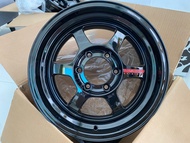 แม็กขอบ 16 Te37 ออฟโรด สีดำเงา งานเลเซอแดง 6/139 (4วง)