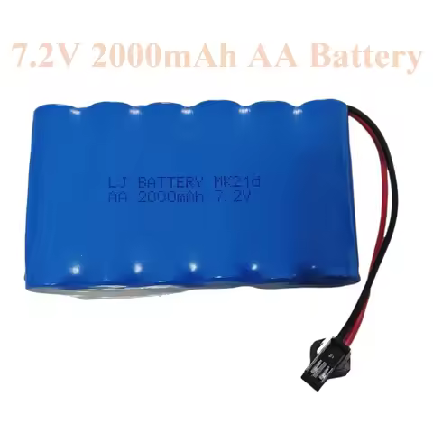 7.2V 2000mAh MK21d AA Battery Pack for RC Cars Truck RC Toys Cars Tanks Robots Parts 7.2V Rechargeab