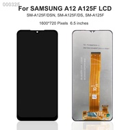 ❧℡6.5'' A12 Display Screen with Frame for Samsung Galaxy A12 A125 A125F A125M Lcd Display + Touch Sc