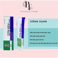 D79 GSV Cream to Reduce Acne, Back Acne, Keratosis Hair Follicles Safe for All Skin Types 15g GENUIN