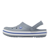 Crocs Crocs Crocband Clog Men Women Shoes Gray Blue Crocband Crocband Clog Casual Shoes Crocband Clo