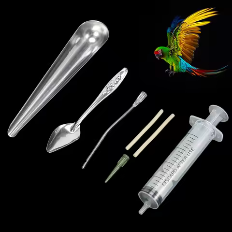 Bird Feeding Dropper Hose Small Pet Feeder Water Needle Tube Liquid Injection Hose Parrot Feeding Sy
