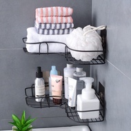 Iron - Wall Mounted Bathroom Corner Shelf/Ceramic Wall Mounted Kitchen Shelf Multipurpose Iron Kitchen Shelf Room Corner Shelf/Corner Shelf