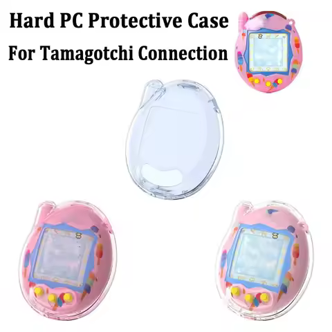 Transparent Protective Case Dustproof Anti-Scratch Hard Shell Crystal PC Full Coverage Clear Cover f