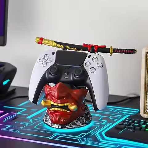 New God Of War Controller Stand Creative Gamepad Mount For PS5 PS4 Xbox Desktop Display Game Decorat