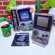 Gameboy Color Clear Purple Boxes 📟 CGB-001 (1998) Japan 🇯🇵 90%  งานกล่องเกมบอยคัลเลอร์สีม่วงใส ของแท
