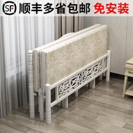 Foldable Single Bed Household Portable Economical Office Lunch Break Bed Adult Rental Simple Hardboard Double Bed