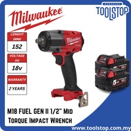 MILWAUKEE M18 FUEL GEN II 1/2” Mid Torque Impact Wrench