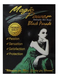 Tissue / Tisu Super Magic Black Parade 6 Pcs Antiseptic Magic Man