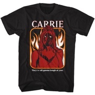 Carrie - Hahaha - Short Sleeve - Adult - T-Shirt New Hot Selling Tops