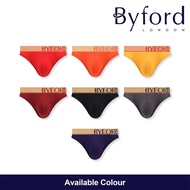 Byford Seluar Dlam Lelaki | (3 Pcs) Byford Mens Bamboo Spandex Mini Brief Underwear Assorted Colours