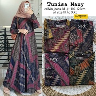 GAMIS CALVIN JEANS JUMBO XL XXXL ALL SIZE LD110-130 SOLO TERBARU GAMIS MUSLIM WANITA TUNISA MAXY SIS