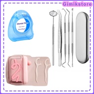 Brace Care Set with Box,Braces Cleaning Kit,Waxed Mint Flavor Dental Floss,Travel Hygiene kit