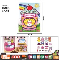 BEBEK KERTAS MAINAN EDUKASI ANAK PEREMPUAN BONEKA KERTAS PAPER DUCK DIY PAPER DOLL VIRAL TIK TOK TER