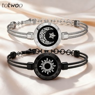 Totwoo Couple Induction Bracelet Sun Moon Lover Flash Vibration Remote Interaction Gift For Girlfrie