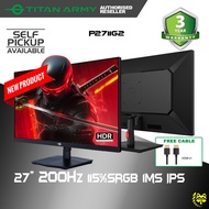TITAN ARMY 27” FAST IPS FHD 200Hz 1ms 115%sRGB HDR10 Adaptive Sync Gaming Monitor (P2711G2)-1920x108