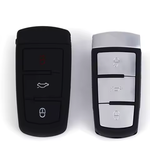 Silicone Car accessories Key Case Cover KeyChain Case for Volkswagen Passat CC B6 B7 B7L CC R36 Pass