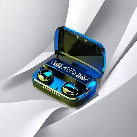 M10 Bluetooth Earphones Handfree LED Dispay Headphones Bluetooth Music Wireless Earbuds Waterproof H